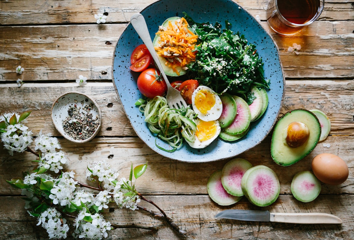 Healthy balanced meals and nutrition planning
